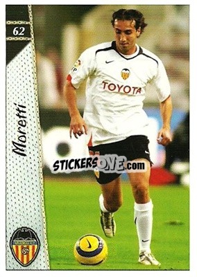 Sticker Moretti - Las Fichas De La Liga 2006-2007 n. 62 - Mundicromo