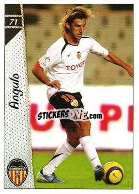 Sticker Angulo - Las Fichas De La Liga 2006-2007 - Mundicromo