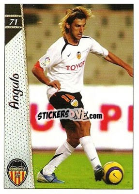 Cromo Angulo - Las Fichas De La Liga 2006-2007 - Mundicromo