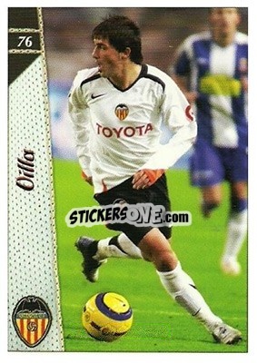 Sticker David Villa - Las Fichas De La Liga 2006-2007 n. 76 - Mundicromo
