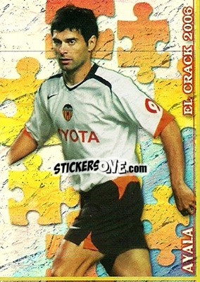 Sticker Roberto Fabian Ayala - Las Fichas De La Liga 2006-2007 n. 79 - Mundicromo