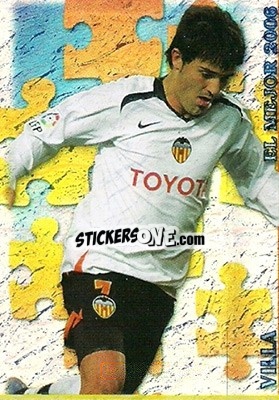 Sticker David Villa - Las Fichas De La Liga 2006-2007 - Mundicromo
