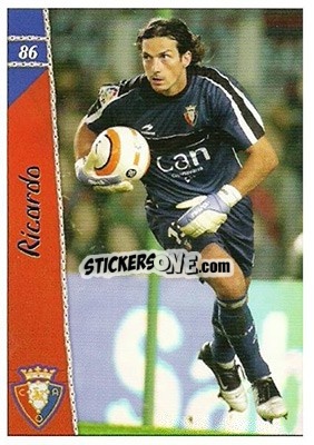 Cromo Ricardo - Las Fichas De La Liga 2006-2007 - Mundicromo