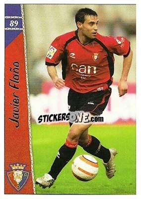 Cromo Javier Flaño - Las Fichas De La Liga 2006-2007 - Mundicromo