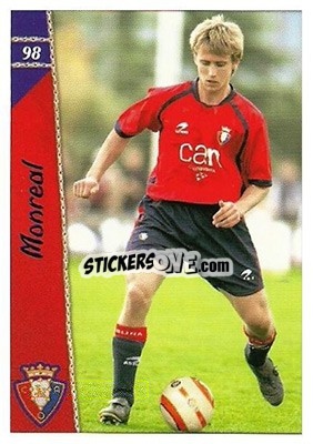 Cromo Nacho Monreal - Las Fichas De La Liga 2006-2007 - Mundicromo