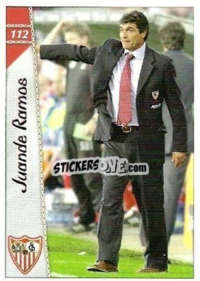 Sticker Juande Ramos - Las Fichas De La Liga 2006-2007 n. 112 - Mundicromo