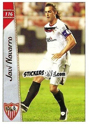 Sticker Javi Navarro - Las Fichas De La Liga 2006-2007 n. 116 - Mundicromo