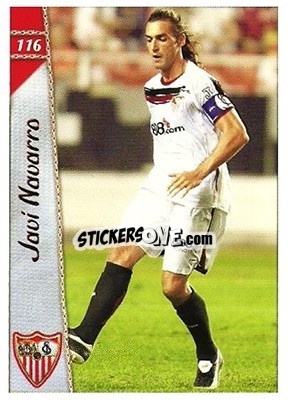 Cromo Javi Navarro - Las Fichas De La Liga 2006-2007 - Mundicromo