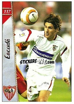 Sticker Escudé - Las Fichas De La Liga 2006-2007 n. 117 - Mundicromo