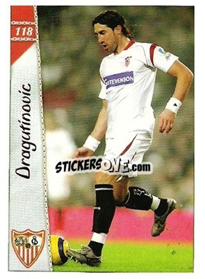 Sticker Dragutinovic - Las Fichas De La Liga 2006-2007 n. 118 - Mundicromo