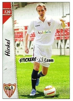 Cromo Hinkel - Las Fichas De La Liga 2006-2007 - Mundicromo