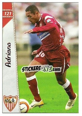 Cromo Adriano Correia - Las Fichas De La Liga 2006-2007 - Mundicromo