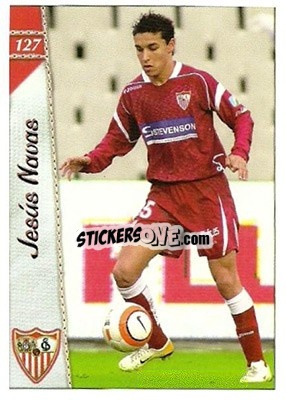 Sticker Jesus Návas - Las Fichas De La Liga 2006-2007 n. 127 - Mundicromo