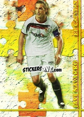 Cromo Javi Navarro - Las Fichas De La Liga 2006-2007 n. 134 - Mundicromo