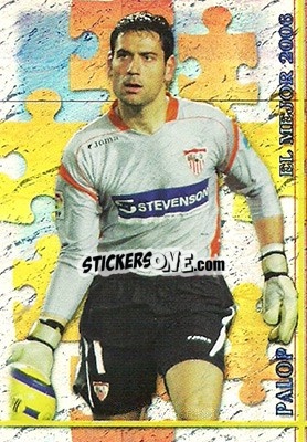 Sticker Palop - Las Fichas De La Liga 2006-2007 - Mundicromo