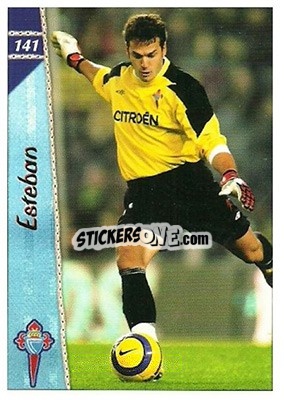 Figurina Esteban - Las Fichas De La Liga 2006-2007 - Mundicromo