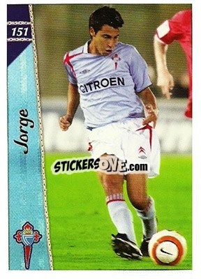 Sticker Jorge - Las Fichas De La Liga 2006-2007 n. 151 - Mundicromo