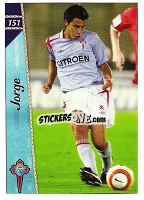 Sticker Jorge - Las Fichas De La Liga 2006-2007 - Mundicromo