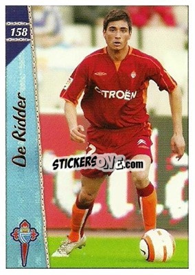Sticker De Ridder - Las Fichas De La Liga 2006-2007 n. 158 - Mundicromo