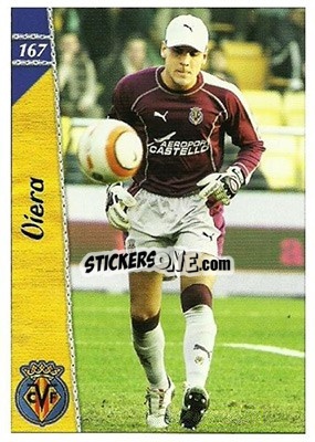 Cromo Viera - Las Fichas De La Liga 2006-2007 n. 167 - Mundicromo