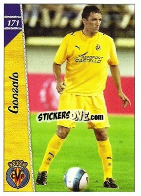Sticker Gonzalo Rodriguez - Las Fichas De La Liga 2006-2007 n. 171 - Mundicromo