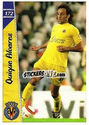 Cromo Quique Alvarez - Las Fichas De La Liga 2006-2007 n. 172 - Mundicromo