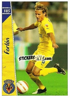 Sticker Forlán - Las Fichas De La Liga 2006-2007 n. 185 - Mundicromo