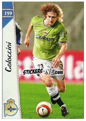Sticker Coloccini - Las Fichas De La Liga 2006-2007 - Mundicromo