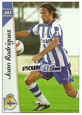 Sticker Juan Rodriguez - Las Fichas De La Liga 2006-2007 n. 201 - Mundicromo