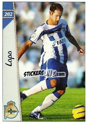Sticker Lopo - Las Fichas De La Liga 2006-2007 - Mundicromo