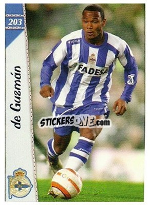 Sticker de Guzman - Las Fichas De La Liga 2006-2007 n. 203 - Mundicromo