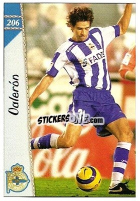 Figurina Valerón - Las Fichas De La Liga 2006-2007 - Mundicromo