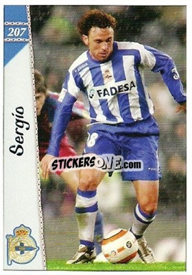 Cromo Sergio - Las Fichas De La Liga 2006-2007 - Mundicromo