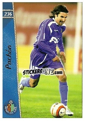 Sticker Pachón - Las Fichas De La Liga 2006-2007 - Mundicromo