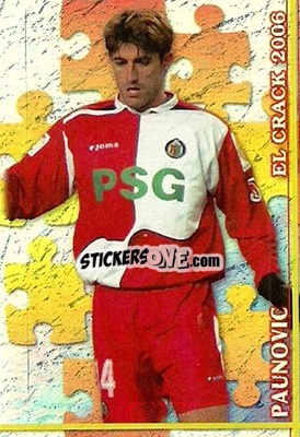 Sticker Paunovic - Las Fichas De La Liga 2006-2007 - Mundicromo