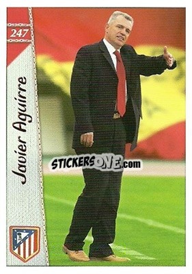 Cromo Javier Aguirre - Las Fichas De La Liga 2006-2007 - Mundicromo