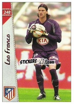 Sticker Leo Franco - Las Fichas De La Liga 2006-2007 - Mundicromo