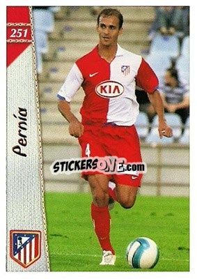 Sticker Pernía - Las Fichas De La Liga 2006-2007 - Mundicromo