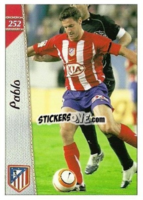 Sticker Pablo - Las Fichas De La Liga 2006-2007 n. 252 - Mundicromo
