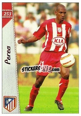 Cromo Luis Perea - Las Fichas De La Liga 2006-2007 - Mundicromo