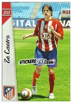 Cromo Ze Castro - Las Fichas De La Liga 2006-2007 - Mundicromo