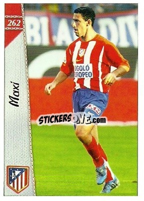Sticker Maxi Rodriguez - Las Fichas De La Liga 2006-2007 n. 262 - Mundicromo