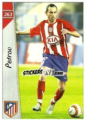Cromo Martin Petrov - Las Fichas De La Liga 2006-2007 - Mundicromo