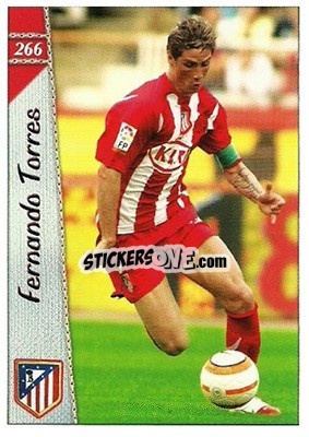 Sticker Fernando Torres - Las Fichas De La Liga 2006-2007 n. 266 - Mundicromo
