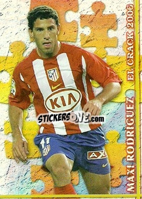 Cromo Maxi Rodriguez - Las Fichas De La Liga 2006-2007 - Mundicromo