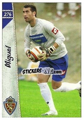 Cromo Miguel - Las Fichas De La Liga 2006-2007 - Mundicromo