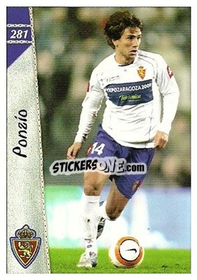 Sticker Ponzio - Las Fichas De La Liga 2006-2007 n. 281 - Mundicromo