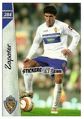 Sticker Zapater - Las Fichas De La Liga 2006-2007 - Mundicromo
