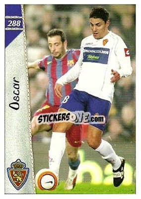 Sticker Oscar - Las Fichas De La Liga 2006-2007 - Mundicromo