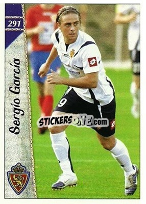 Cromo Sergio Garcia - Las Fichas De La Liga 2006-2007 - Mundicromo